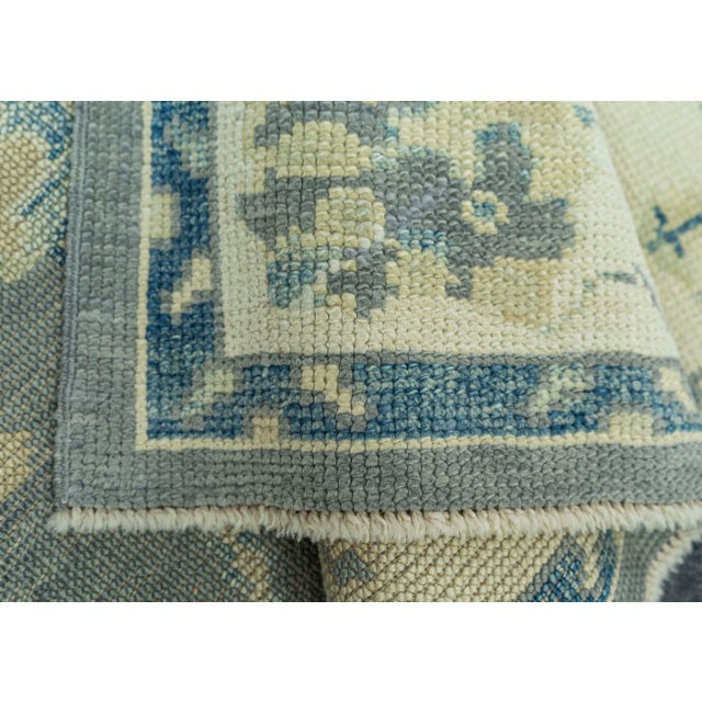 Turkish Oushak Rug 3'10"x 5'10" #19064 For Sale In Houston - Image 6 of 8