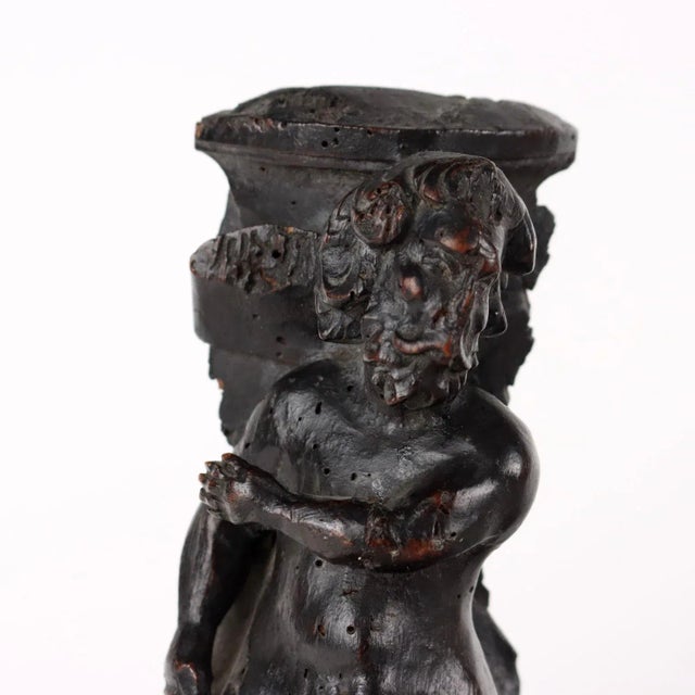 17th Century Mannerist Wood Sculpture, Italy For Sale - Image 3 of 9