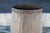 Late 20th Century Primitive Chinese Shanxi Banded Iron Barrel Willow Rice Measure Grain Bucket For Sale - Image 6 of 10