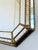 Wood Large Vintage Spanish Venetian Style Rectangular Brass Wall Mirror – Gold Hollywood Regency, 1980s For Sale - Image 7 of 12