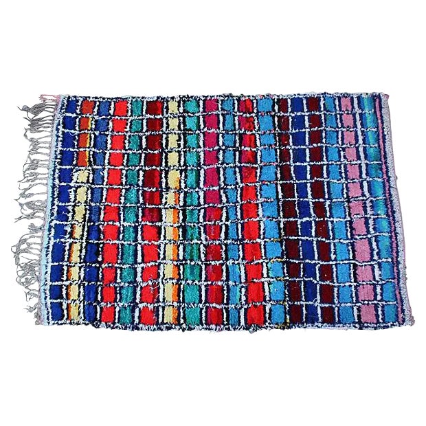 Mid 20th Century Moroccan Rug- 6' X 4' For Sale