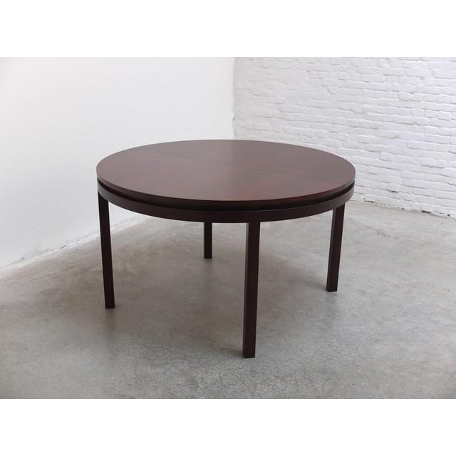 Round to Oval Extendable Dining Set in Rosewood by Alfred Hendrickx for Belform, 1960s For Sale - Image 10 of 18