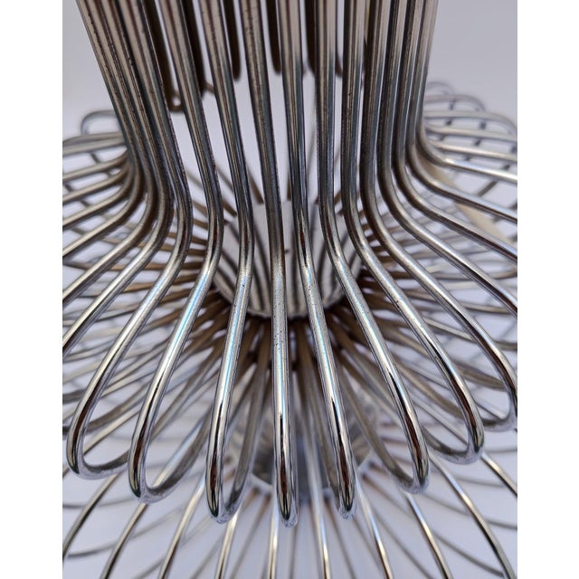 Vintage Space Age Chrome Table Lamp by Goffredo Reggiani for Reggiani, 1970s For Sale - Image 6 of 9