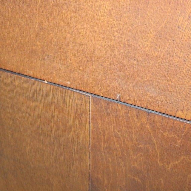 Antique Arts & Crafts Three Stack Oak Barrister Bookcase C1920 For Sale - Image 6 of 8