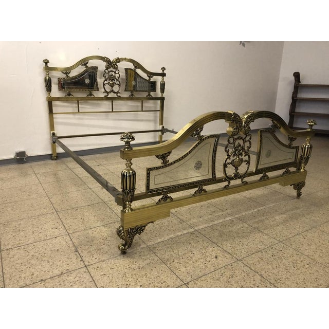 Royal, Ancient Brass Bed from the Castle Property Around 1900, 1890s For Sale - Image 16 of 18