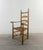 Antique Ladder Back Chair Woven Early 19th Century For Sale - Image 4 of 12
