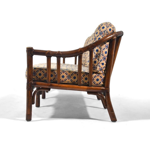 1900 - 1909 McGuire C-1 Rattan Three-Seat Sofa For Sale - Image 5 of 12