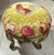 Vintage French Tapestry Footstool – Hand-Made Rooster & Floral Needlepoint. For Sale - Image 10 of 14