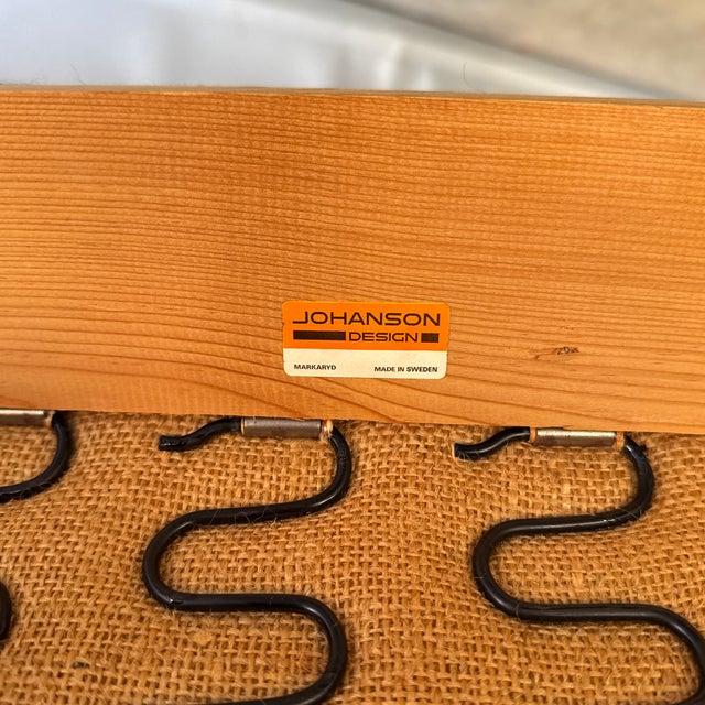 Vintage Swedish Teak Johnason Rocking Chair For Sale - Image 9 of 12