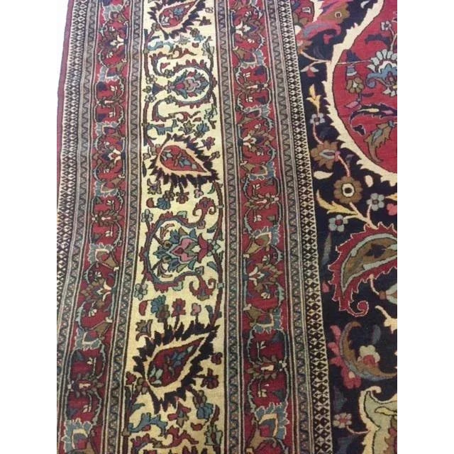 Textile 1900's Antique Persian Dorokhsh Palace Rug, 13' X 20' For Sale - Image 7 of 12