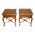 1990s Vintage Bernhardt Furniture Side Tables Matching Set Drawer - a Pair For Sale