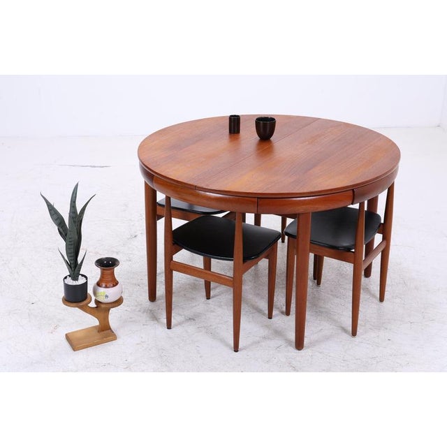 Vintage Teak Roundette Dining Table by Hans Olsen for Frem Røjle For Sale - Image 17 of 17