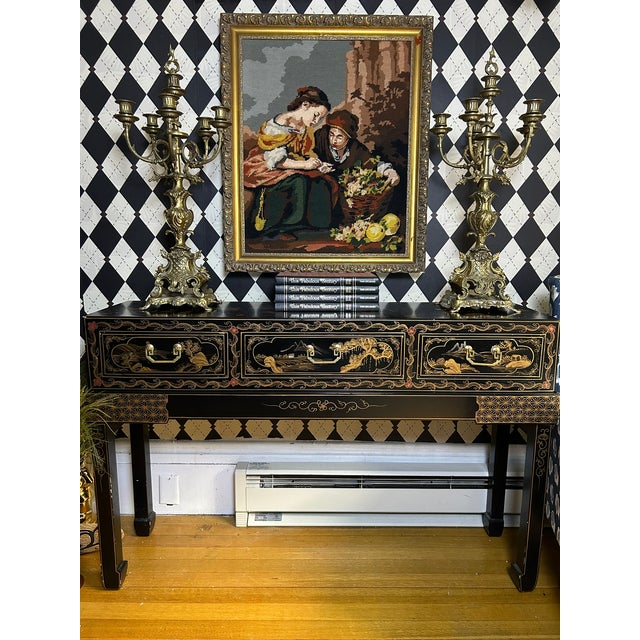 Pair of Grand Scale Brass Rococo Revival Six-Light Candelabra, 28"h For Sale - Image 10 of 15