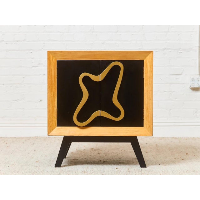 Brown Mid 20th Century Brown Saltman Paul Lazo Nightstands, Pair, Attributed For Sale - Image 8 of 12