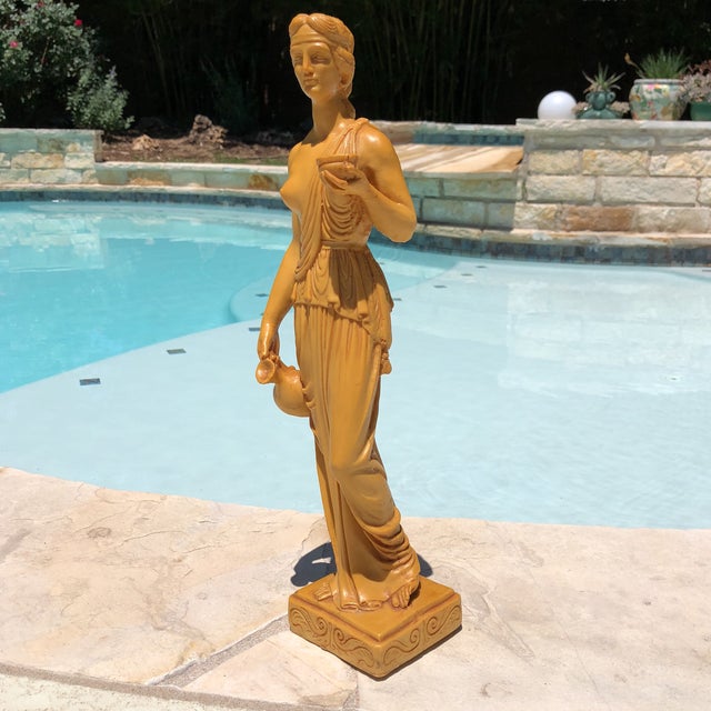 Tall Grecian Goddess Diana Sculpture Chairish