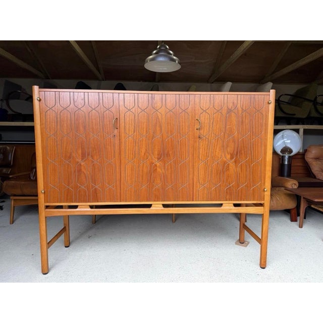 Mid-Century Modern Swedish High Sideboard by David Rosen for Westbergs Möbler For Sale - Image 6 of 18