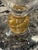 Vintage Italian Hand-Blown Art Glass Decanter With Gold Accents, Murano Style For Sale In Dallas - Image 6 of 9