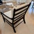 Pair of Large Scale Ladder Back Chairs With Woven Seats For Sale - Image 4 of 11