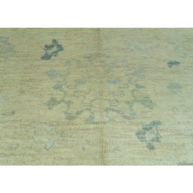 Turkish Turkish Oushak Rug 9' x 10' #19082 For Sale - Image 3 of 8