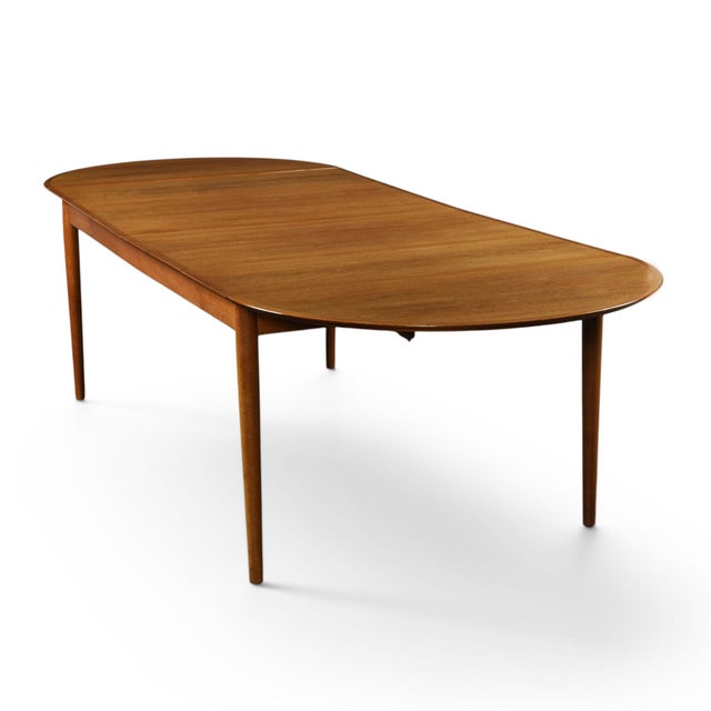 Brown Arne Vodder for Sibast Model 227 Long Danish Teak Expanding Dining Table For Sale - Image 8 of 16