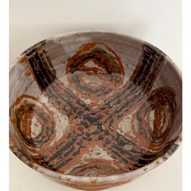 Mid-Century Modern Mid-Century Large Ceramic Bowl For Sale - Image 3 of 4