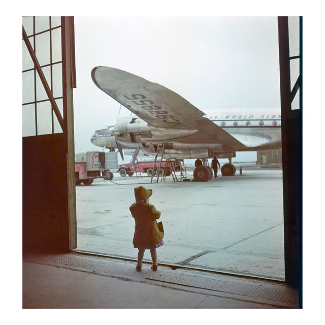 Toni Frissell 'Young Traveller' Archival Pigment Print Framed in Black For Sale