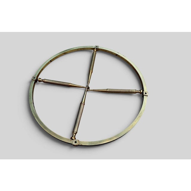 Marble Table with Brass Frame For Sale - Image 17 of 18