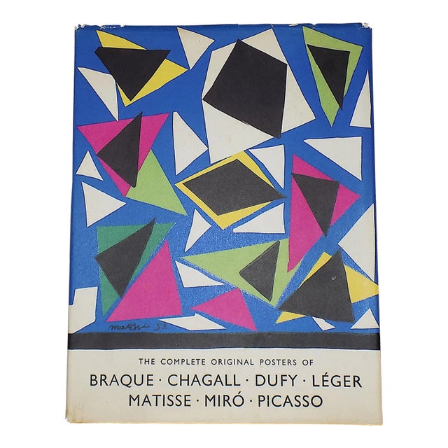 Vintage Mid 20th Century Henri Matisse Abstract Color Lithograph For Sale