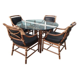 McGuire Bamboo Dining Set For Sale