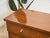 Chrome Mid-Century Modern Walnut 6-Drawer Dresser With Chrome Pulls For Sale - Image 8 of 10