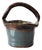 Vintage Handmade Studio Pottery Basket For Sale