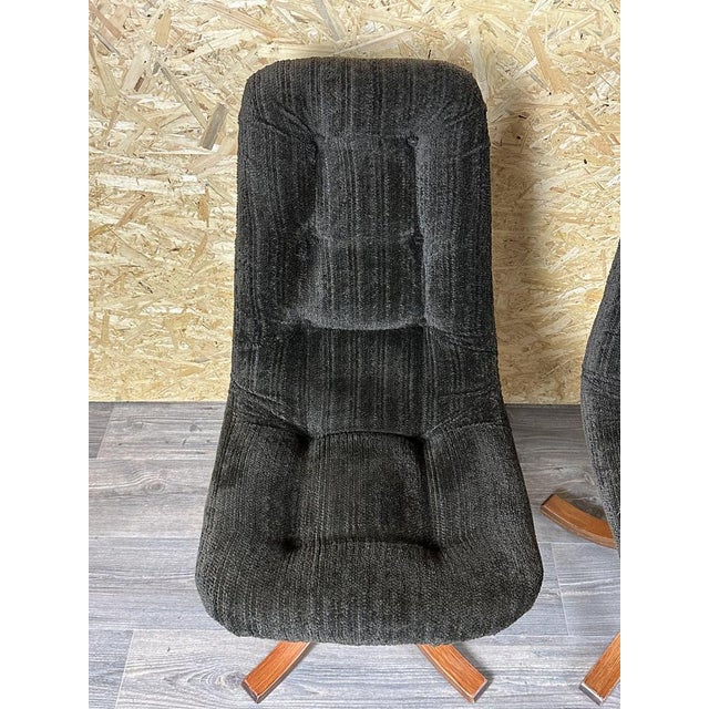 3x 60s 70s swivel chair Dining Chair Mid Century Danish Modern Design Object: 3x chair Manufacturer: unknown Condition:...