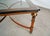 Glass 1970’s Hollywood Regency Maitland & Smith Leather & Brass Coffee Table For Sale - Image 7 of 12