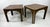 1970s Mid-Century Vintage Walnut Side Tables After Baker Furniture For Sale - Image 5 of 9