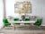 Green Beatrix Green Velvet Side Chair with Gold Legs For Sale - Image 8 of 9
