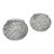 Pair of Baccarat Crystal Napkin Rings For Sale