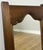 A charming Vintage French mirror showcasing a beautifully crafted oak frame with elegant curves and subtle carved...