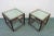 Chinoiserie Ficks Reed Chinoiserie Rattan Side Tables - a Pair For Sale - Image 3 of 5