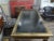 Metal Iconic Mastercraft Brass Desk With Black Leather Top For Sale - Image 7 of 12
