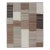 Modern Kilim Rug in Multi-Panel Striped Design With Brown, Gray, White and Taupe 9'2 X 11'10 For Sale