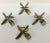 Vintage Brass Plate Napkin Rings - Set of 4 For Sale In Portland, ME - Image 6 of 6