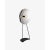 Zénith floor light, silver by radar. Design: bastien taillard. Materials: silver thermoformed glass, black matte frame,...