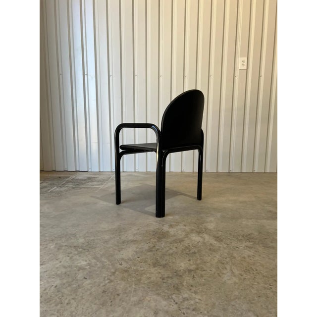 Set of 6 Gae Aulenti for Knoll International 'Orsay' Dining Chairs 1984, Signed For Sale - Image 11 of 17