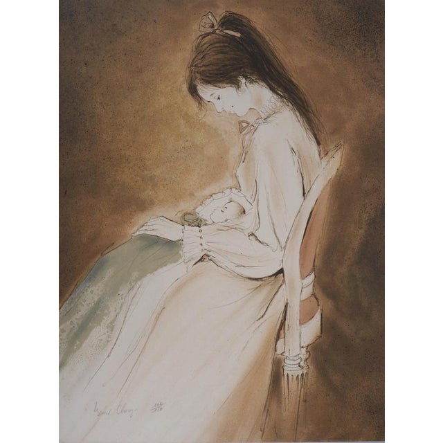 Bernard Charoy, Maternité, Douce sieste, Lithograph For Sale - Image 8 of 8