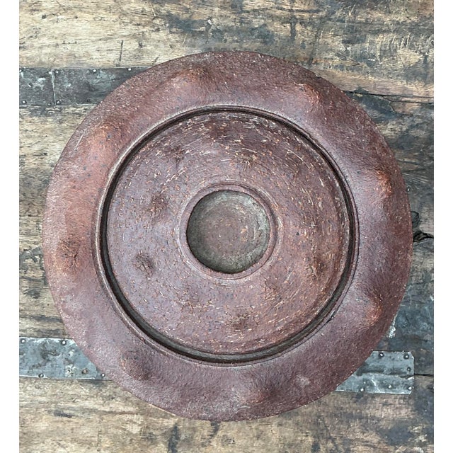 Brown Vintage Original Studio Pottery Lidded Bowl For Sale - Image 8 of 12