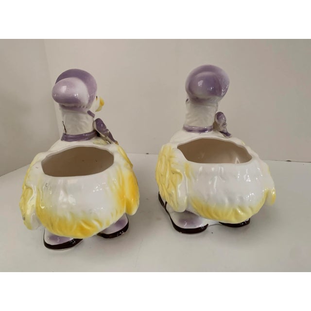 Early 20th Century Early 20th Century Fanciful Duck Planters For Sale - Image 5 of 7