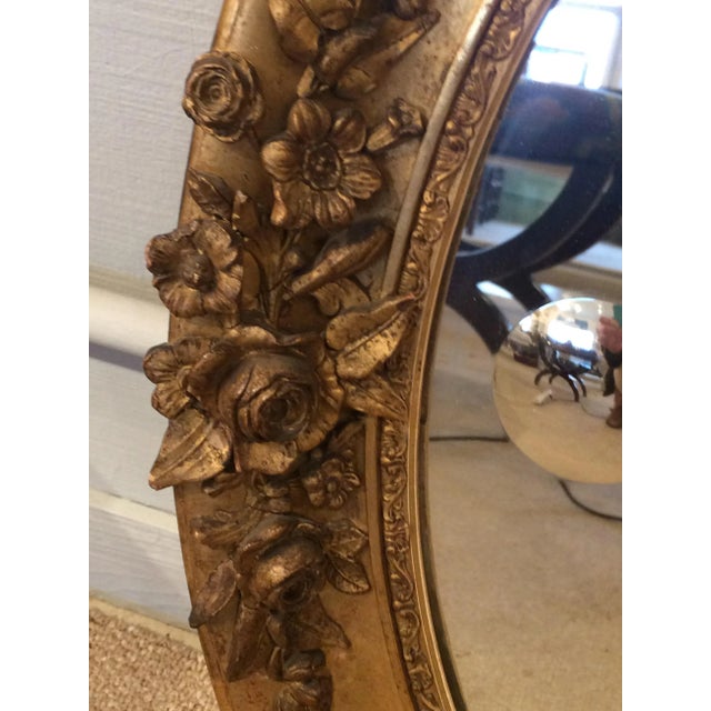 French Framed Oval Mirror For Sale - Image 10 of 13