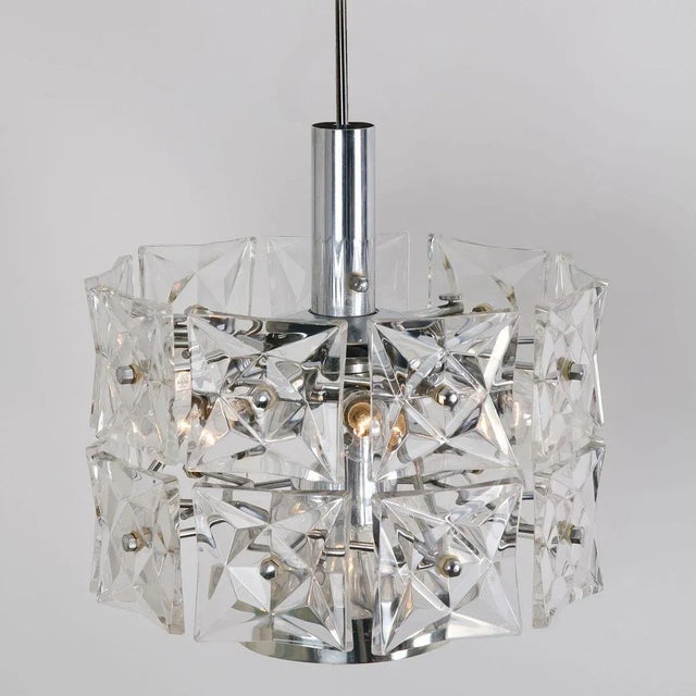 Light Fixtures in Nickel and Crystal Glass from Kinkeldey, 1970s, Set of 5 For Sale - Image 13 of 18