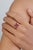 Ruby Red 1.74ct Oval Ruby and Diamond Accent Cluster Ring in 14k Yellow Gold Size 7 For Sale - Image 8 of 17