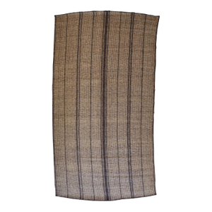 1960s Tuareg Mat Rug - 15.3 X 7.8 Ft